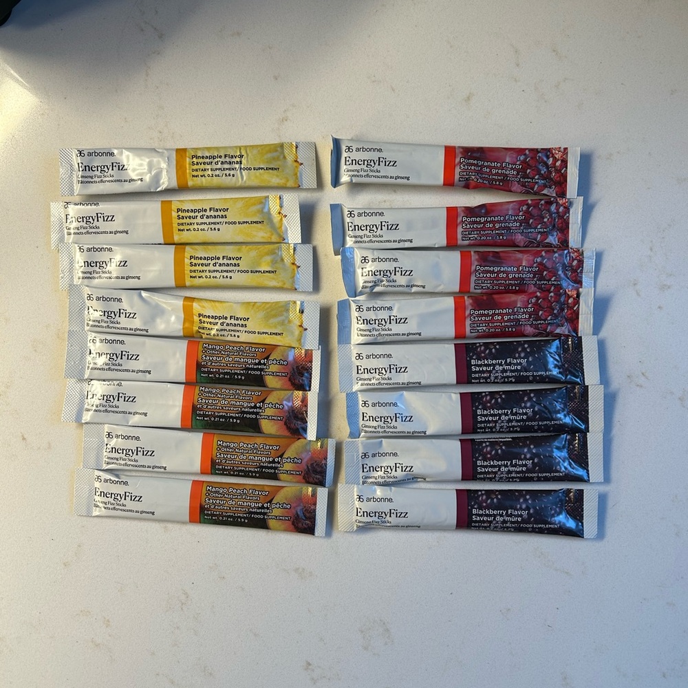 Arbonne EnergyFizz Stick Variety Pack